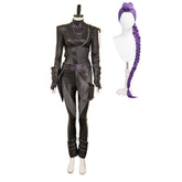HUNTRIX Rumi schwarz Kostüm Set Kpop Demon Hunters Rumi Cosplay Outfits